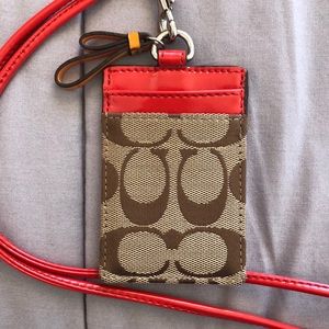 Coach Lanyard with ID Holder